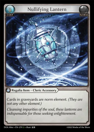 Nullifying Lantern — Grand Archive card