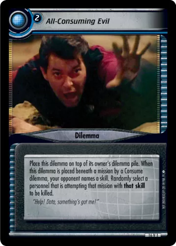 All-Consuming Evil — Star Trek CCG card