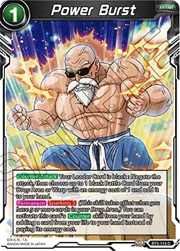 Power Burst — Dragon Ball Super Card Game card