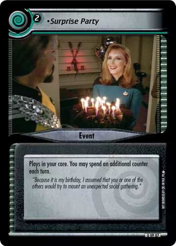 Surprise Party — Star Trek CCG card