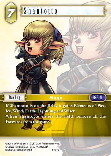 Shantotto — Final Fantasy TCG card