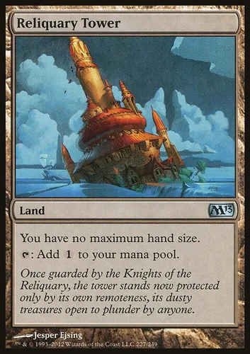 Reliquary Tower — Magic: The Gathering card