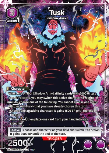 Tusk [SLG-1-031_p2] — Union Arena card