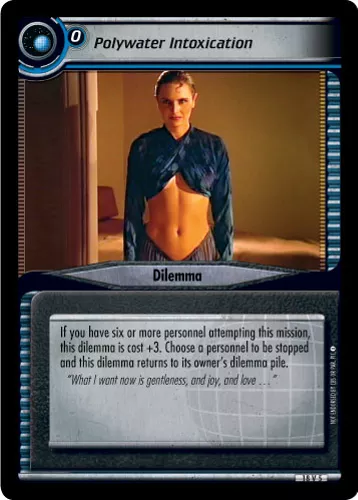 Polywater Intoxication — Star Trek CCG card