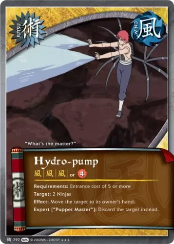 Hydro-pump — Naruto CCG card