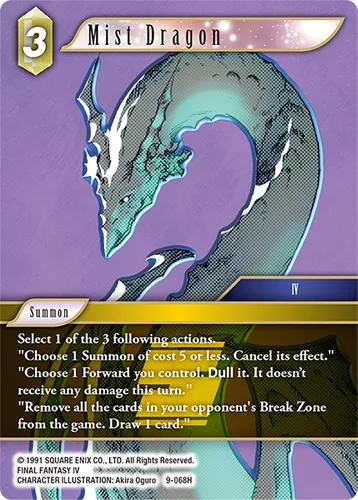 Mist Dragon — Final Fantasy TCG card