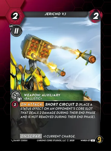Jericho V.1 — Chrono Core TCG card