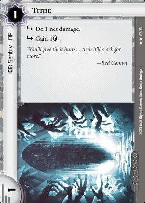 Tithe — Android: Netrunner card