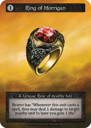 Ring of Morrigan — Sorcery, Contested Realm card
