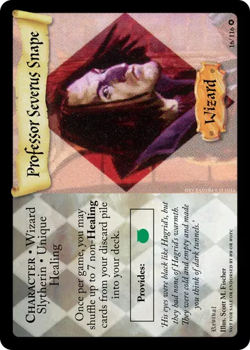 Professor Severus Snape — Harry Potter TCG card