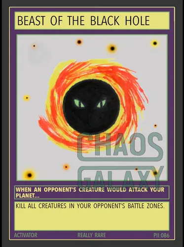Beast Of The Black Hole — Custom Card Games card