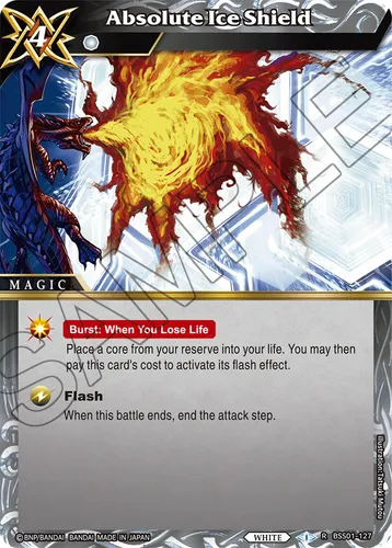 Absolute Ice Shield — Battle Spirits Saga card