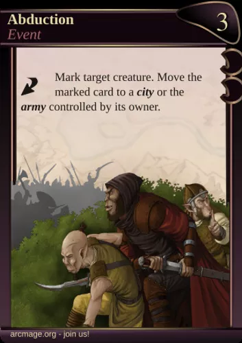 Abduction — Arcmage card