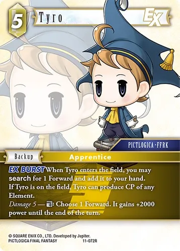 Tyro — Final Fantasy TCG card