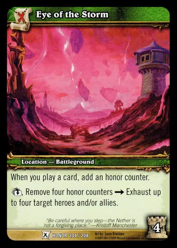 Eye of the Storm — World of Warcraft TCG card