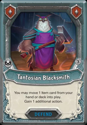 Tantosian Blacksmith — Lightseekers card