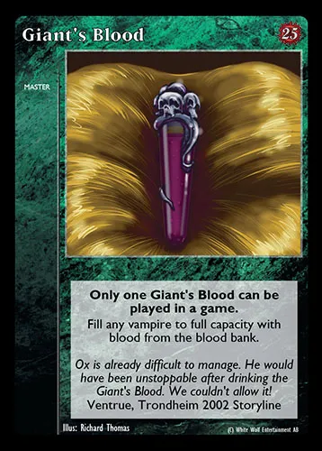 Giant's Blood — Vampire: The Eternal Struggle card