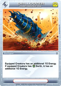 Drilldozer, Customized Rig — Chaotic TCG card