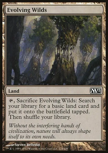 Evolving Wilds — Magic: The Gathering card