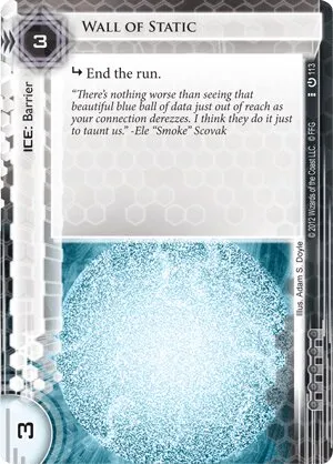 Wall of Static — Android: Netrunner card