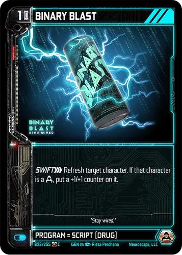 BINARY BLAST — Neuroscape TCG card