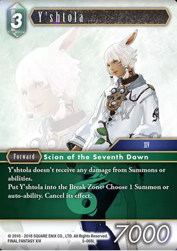 Y'shtola — Final Fantasy TCG card
