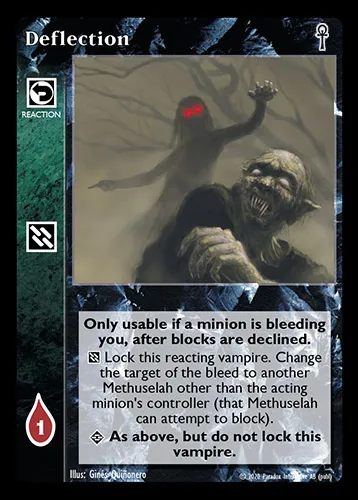 Deflection — Vampire: The Eternal Struggle card