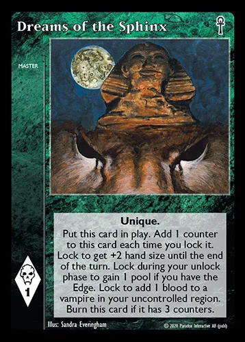 Dreams of the Sphinx — Vampire: The Eternal Struggle card