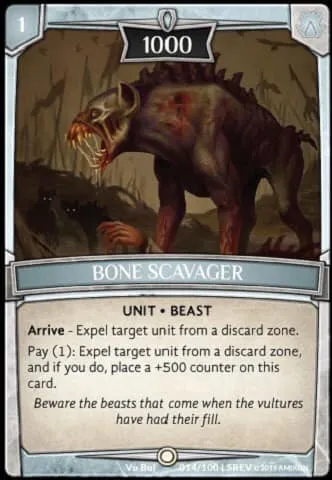 Bone Scavager — Argent Saga card