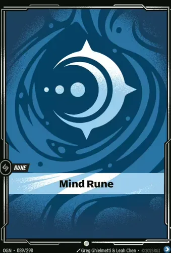 Mind Rune — Riftbound card