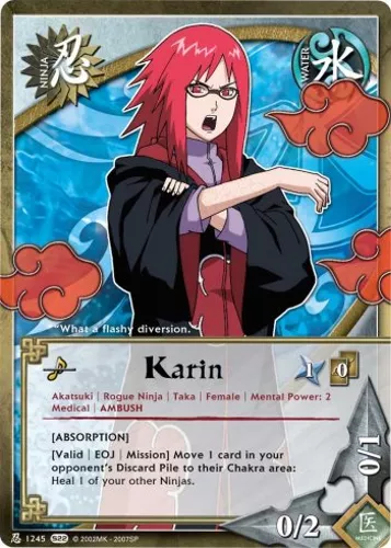 Karin — Naruto CCG card