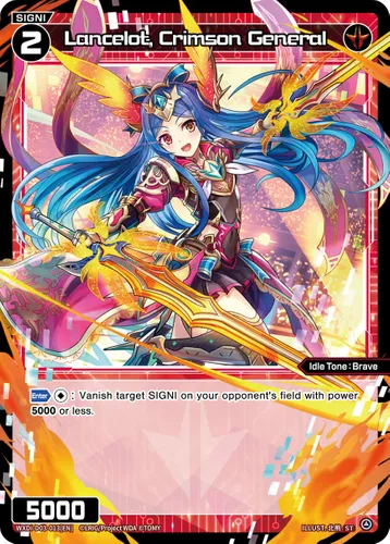Lancelot, Crimson General — WIXOSS card