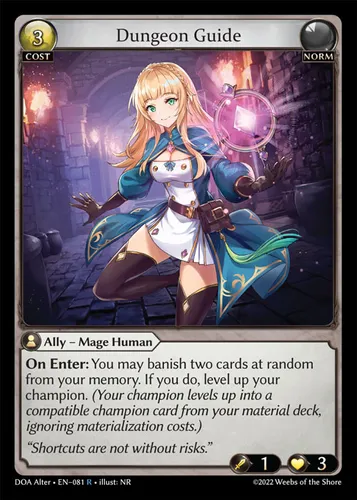Dungeon Guide — Grand Archive card