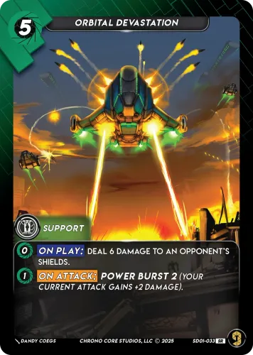 Orbital Devastation — Chrono Core TCG card