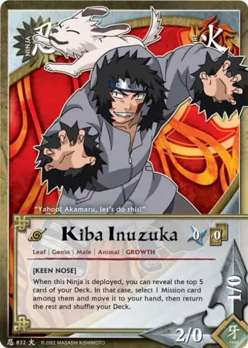 Kiba Inuzuka — Naruto CCG card