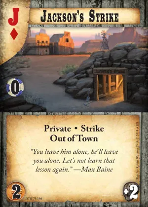 Jackson's Strike — Doomtown card