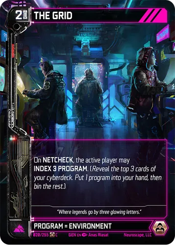 THE GRID — Neuroscape TCG card