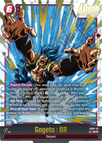 Gogeta: BR — Dragon Ball Super: Fusion World card