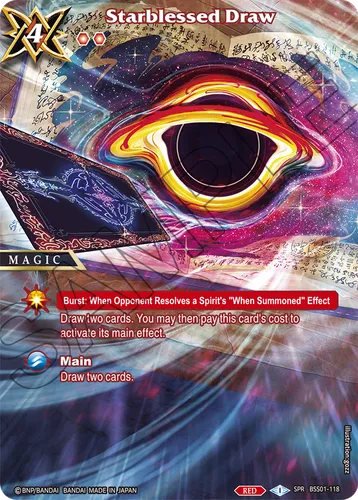 Starblessed Draw — Battle Spirits Saga card