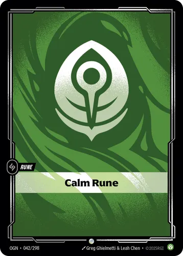 Calm Rune — Riftbound card