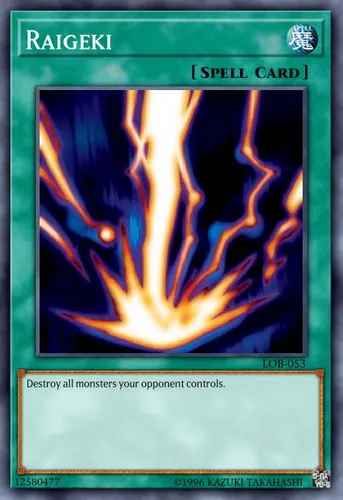Raigeki — Yu-Gi-Oh! card