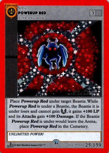 Powerup Red — MetaZoo card