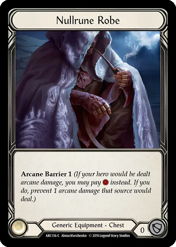 Nullrune Robe — Flesh and Blood card