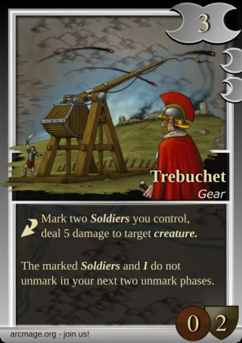 Trebuchet — Arcmage card