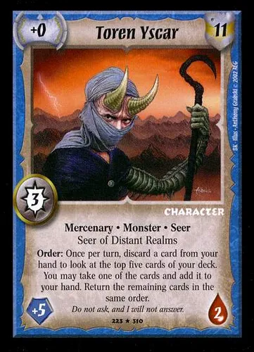 Toren Yscar — Warlord: Saga of the Storm card