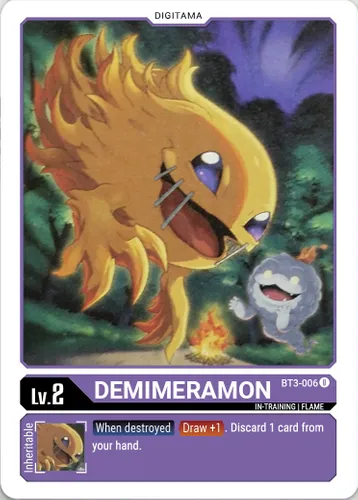 DemiMeramon — Digimon Card Game card