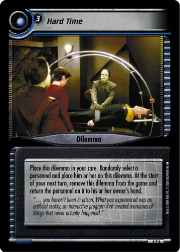 Hard Time — Star Trek CCG card