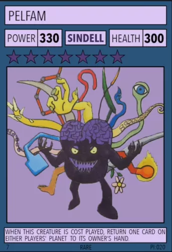 Pelfam — Custom Card Games card