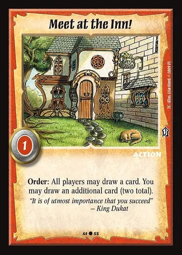 Meet at the Inn! — Warlord: Saga of the Storm card