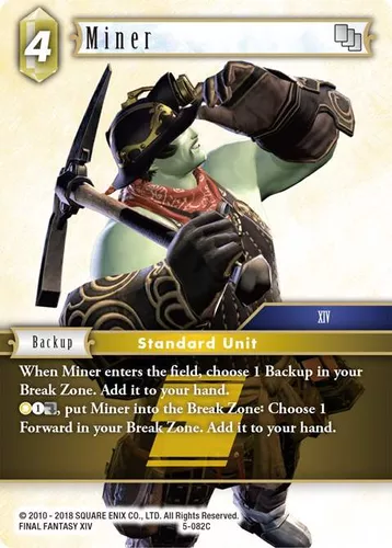 Miner — Final Fantasy TCG card